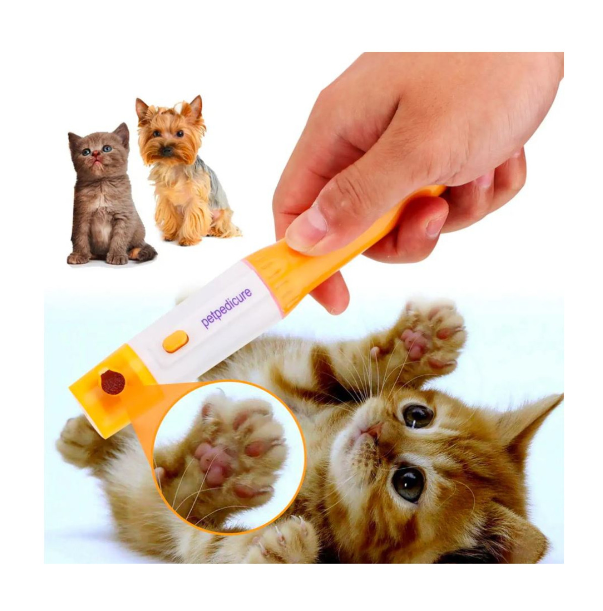 Lima Para Uñas Eléctrico Perros Gatos